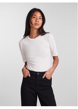 Pieces T-Shirt 17133700 Biały Slim Fit ze sklepu MODIVO w kategorii Bluzki damskie - zdjęcie 168509771