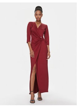 Rinascimento Sukienka koktajlowa CFC0019273002 Bordowy Regular Fit ze sklepu MODIVO w kategorii Sukienki - zdjęcie 168509783