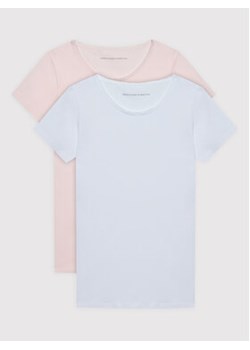 United Colors Of Benetton Komplet 2 t-shirtów 3MC10M490 Kolorowy Regular Fit ze sklepu MODIVO w kategorii Bluzki dziewczęce - zdjęcie 168509932