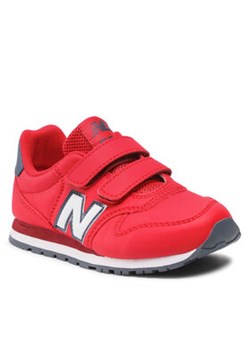 New Balance Sneakersy PV500NRN Czerwony ze sklepu MODIVO w kategorii Buty sportowe dziecięce - zdjęcie 168509962