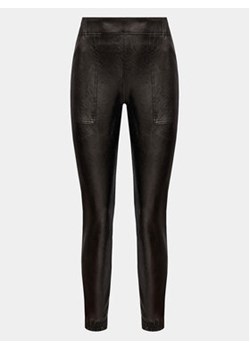 SPANX Spodnie z imitacji skóry Like Jogger 20283R Czarny Regular Fit ze sklepu MODIVO w kategorii Spodnie damskie - zdjęcie 168510023