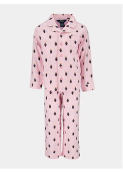 Polo Ralph Lauren Piżama 4P0143 Różowy Regular Fit ze sklepu MODIVO w kategorii Piżamy dziecięce - zdjęcie 168510401
