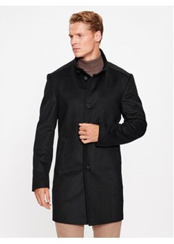 JOOP! Płaszcz wełniany 30037689 Czarny Regular Fit ze sklepu MODIVO w kategorii Płaszcze męskie - zdjęcie 168510593