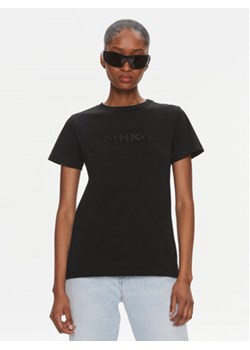 Pinko T-Shirt Start 101752 A1NW Czarny Regular Fit ze sklepu MODIVO w kategorii Bluzki damskie - zdjęcie 168510630
