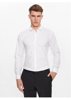 Hugo Koszula Erondo 50389769 Biały Extra Slim Fit ze sklepu MODIVO w kategorii Koszule męskie - zdjęcie 168510634