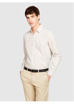 Sisley Koszula 5PFRSQ02D Beżowy Regular Fit ze sklepu MODIVO w kategorii Koszule męskie - zdjęcie 168510694