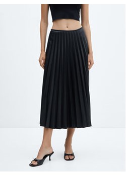 Mango Spódnica plisowana Long 57026010 Czarny Regular Fit ze sklepu MODIVO w kategorii Spódnice - zdjęcie 168512082