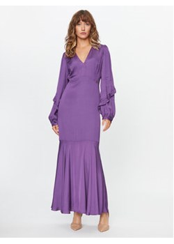 TWINSET Sukienka wieczorowa 232TT2171 Fioletowy Regular Fit ze sklepu MODIVO w kategorii Sukienki - zdjęcie 168512380