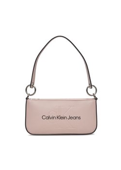 Calvin Klein Jeans Torebka Sculpted Shoulder Pouch25 Mono K60K610679 Różowy ze sklepu MODIVO w kategorii Kopertówki - zdjęcie 168512591