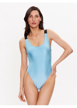 Calvin Klein Swimwear Strój kąpielowy KW0KW01996 Niebieski ze sklepu MODIVO w kategorii Stroje kąpielowe - zdjęcie 168512830