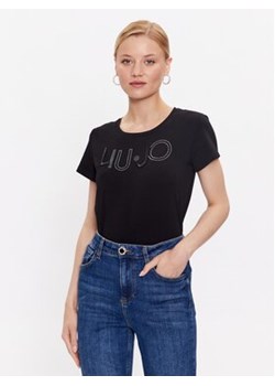 Liu Jo Sport T-Shirt TF3084 J0088 Czarny Regular Fit ze sklepu MODIVO w kategorii Bluzki damskie - zdjęcie 168513103