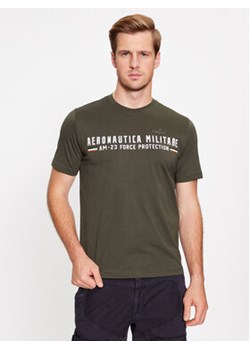 Aeronautica Militare T-Shirt 232TS1942J538 Khaki Regular Fit ze sklepu MODIVO w kategorii T-shirty męskie - zdjęcie 168513384