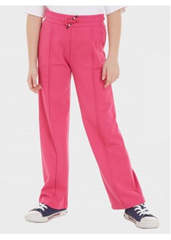 Tommy Hilfiger Spodnie materiałowe KG0KG07604 Różowy Wide Leg ze sklepu MODIVO w kategorii Spodnie dziewczęce - zdjęcie 168513744