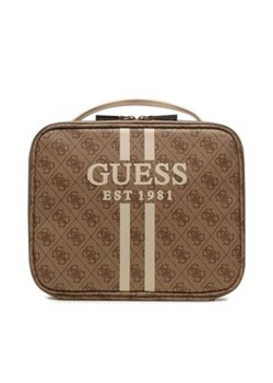 Guess Kosmetyczka Mildred (B) Travel TWB896 20450 Brązowy ze sklepu MODIVO w kategorii Kosmetyczki - zdjęcie 168513894