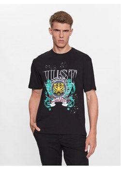 Just Cavalli T-Shirt 75OAHF02 Czarny Regular Fit ze sklepu MODIVO w kategorii T-shirty męskie - zdjęcie 168514283