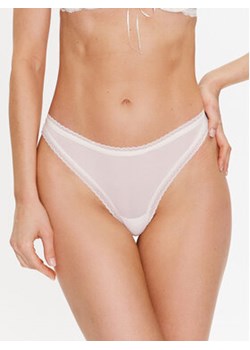 Calvin Klein Underwear Stringi 000QD3763E Écru ze sklepu MODIVO w kategorii Majtki damskie - zdjęcie 168514424