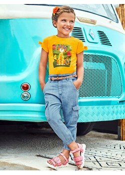 Mayoral Spodnie materiałowe 3590 Niebieski Regular Fit ze sklepu MODIVO w kategorii Spodnie dziewczęce - zdjęcie 168514430