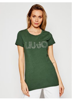 Liu Jo Beachwear T-Shirt VA1100 J5003 Zielony Regular Fit ze sklepu MODIVO w kategorii Bluzki damskie - zdjęcie 168514580