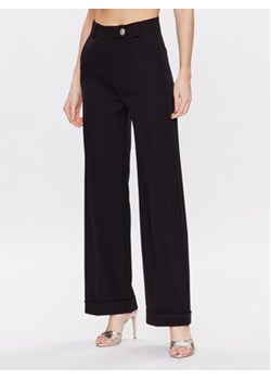 Maryley Spodnie materiałowe 23EB511/M12 Czarny Regular Fit ze sklepu MODIVO w kategorii Spodnie damskie - zdjęcie 168514860