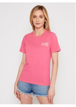 Converse T-Shirt Exploration Team 10022260-A03 Różowy Standard Fit ze sklepu MODIVO w kategorii Bluzki damskie - zdjęcie 168514894