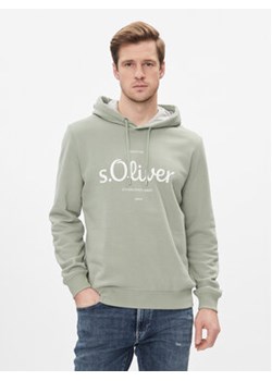 s.Oliver Bluza 2135751 Zielony Regular Fit ze sklepu MODIVO w kategorii Bluzy męskie - zdjęcie 168515130