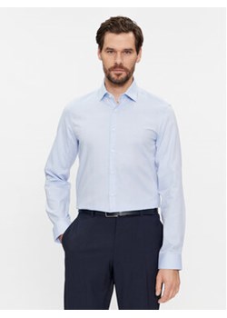 Calvin Klein Koszula Structure K10K112083 Niebieski Slim Fit ze sklepu MODIVO w kategorii Koszule męskie - zdjęcie 168515550