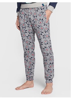 United Colors Of Benetton Spodnie piżamowe 3X304F00A Szary Regular Fit ze sklepu MODIVO w kategorii Piżamy męskie - zdjęcie 168515642