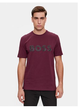 Boss T-Shirt Tee 1 50506344 Czerwony Regular Fit ze sklepu MODIVO w kategorii T-shirty męskie - zdjęcie 168516134