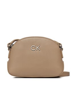 Calvin Klein Torebka Re-Lock Seasonal Crossbody Sm K60K611445 Beżowy ze sklepu MODIVO w kategorii Listonoszki - zdjęcie 168516281