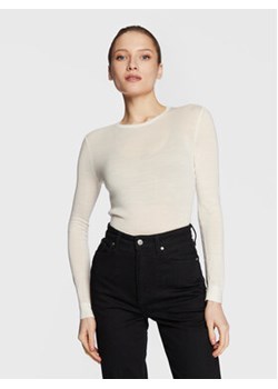 Calvin Klein Sweter Extra Fine K20K204139 Beżowy Slim Fit ze sklepu MODIVO w kategorii Swetry damskie - zdjęcie 168516342
