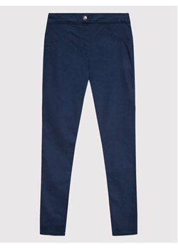 United Colors Of Benetton Spodnie materiałowe 4AU0CE00Q Granatowy Skinny Fit ze sklepu MODIVO w kategorii Spodnie dziewczęce - zdjęcie 168517130