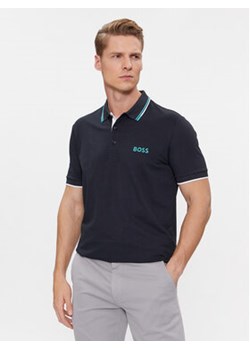 Boss Polo Paddy Pro 50469102 Granatowy Regular Fit ze sklepu MODIVO w kategorii T-shirty męskie - zdjęcie 168517420