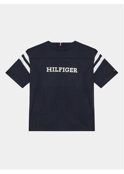 Tommy Hilfiger T-Shirt Varsity KB0KB08678 D Granatowy Regular Fit ze sklepu MODIVO w kategorii T-shirty chłopięce - zdjęcie 168517623