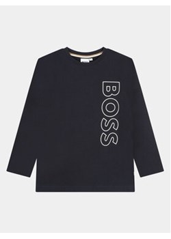 Boss Bluzka J25O68 D Granatowy Regular Fit ze sklepu MODIVO w kategorii T-shirty chłopięce - zdjęcie 168517930