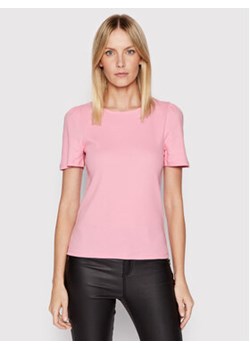 Vero Moda T-Shirt Natasha 10264993 Różowy Regular Fit ze sklepu MODIVO w kategorii Bluzki damskie - zdjęcie 168518223