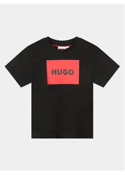 Hugo T-Shirt G25132 S Czarny Regular Fit ze sklepu MODIVO w kategorii T-shirty chłopięce - zdjęcie 168518380