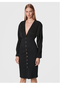 Pinko Sukienka jeansowa Ruggito 1J1123 A0CN Czarny Slim Fit ze sklepu MODIVO w kategorii Sukienki - zdjęcie 168518400