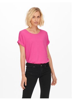 ONLY T-Shirt 15106662 Różowy Regular Fit ze sklepu MODIVO w kategorii Bluzki damskie - zdjęcie 168518642