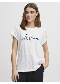 Fransa T-Shirt 20612027 Biały Regular Fit ze sklepu MODIVO w kategorii Bluzki damskie - zdjęcie 168518643