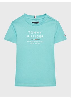 Tommy Hilfiger T-Shirt Logo KB0KB08027 Niebieski Regular Fit ze sklepu MODIVO w kategorii T-shirty chłopięce - zdjęcie 168519333