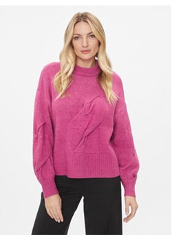 YAS Sweter 26031213 Różowy Regular Fit ze sklepu MODIVO w kategorii Swetry damskie - zdjęcie 168519430