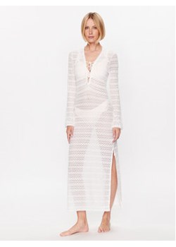 Melissa Odabash Sukienka plażowa Maddison Biały Regular Fit ze sklepu MODIVO w kategorii Odzież plażowa - zdjęcie 168519600