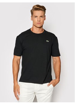 Lacoste T-Shirt TH7618 Czarny Regular Fit ze sklepu MODIVO w kategorii T-shirty męskie - zdjęcie 168519680