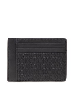 Calvin Klein Etui na karty kredytowe Subtle Mono Id Cardholder K50K509618 Czarny ze sklepu MODIVO w kategorii Etui - zdjęcie 168519943