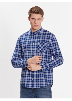 Tommy Jeans Koszula Small Check DM0DM16608 Granatowy Classic Fit ze sklepu MODIVO w kategorii Koszule męskie - zdjęcie 168520484