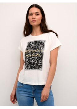 Cream T-Shirt Crdania 10611633 Biały Regular Fit ze sklepu MODIVO w kategorii Bluzki damskie - zdjęcie 168520531