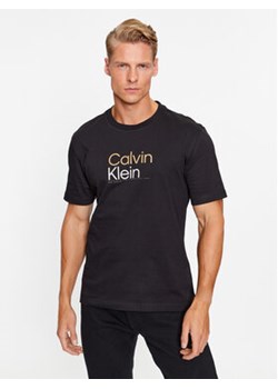 Calvin Klein T-Shirt K10K111841 Czarny Regular Fit ze sklepu MODIVO w kategorii T-shirty męskie - zdjęcie 168520574