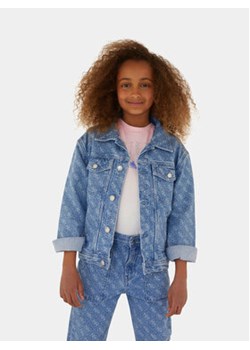 Guess Kurtka jeansowa J4RL03 D45E0 Niebieski Regular Fit ze sklepu MODIVO w kategorii Kurtki dziewczęce - zdjęcie 168520802