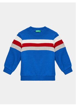 United Colors Of Benetton Bluza 3J68G10AQ Niebieski Regular Fit ze sklepu MODIVO w kategorii Bluzy i swetry - zdjęcie 168520844