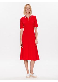 Tommy Hilfiger Sukienka codzienna WW0WW37841 Czerwony Regular Fit ze sklepu MODIVO w kategorii Sukienki - zdjęcie 168520861
